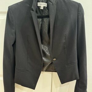 Calvin Klein Black Tailored Blazer
